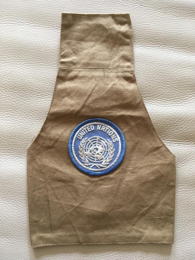 Armlet landmacht khaki Unifil United Nations, Verzenden, Landmacht, Nederland, Embleem of Badge