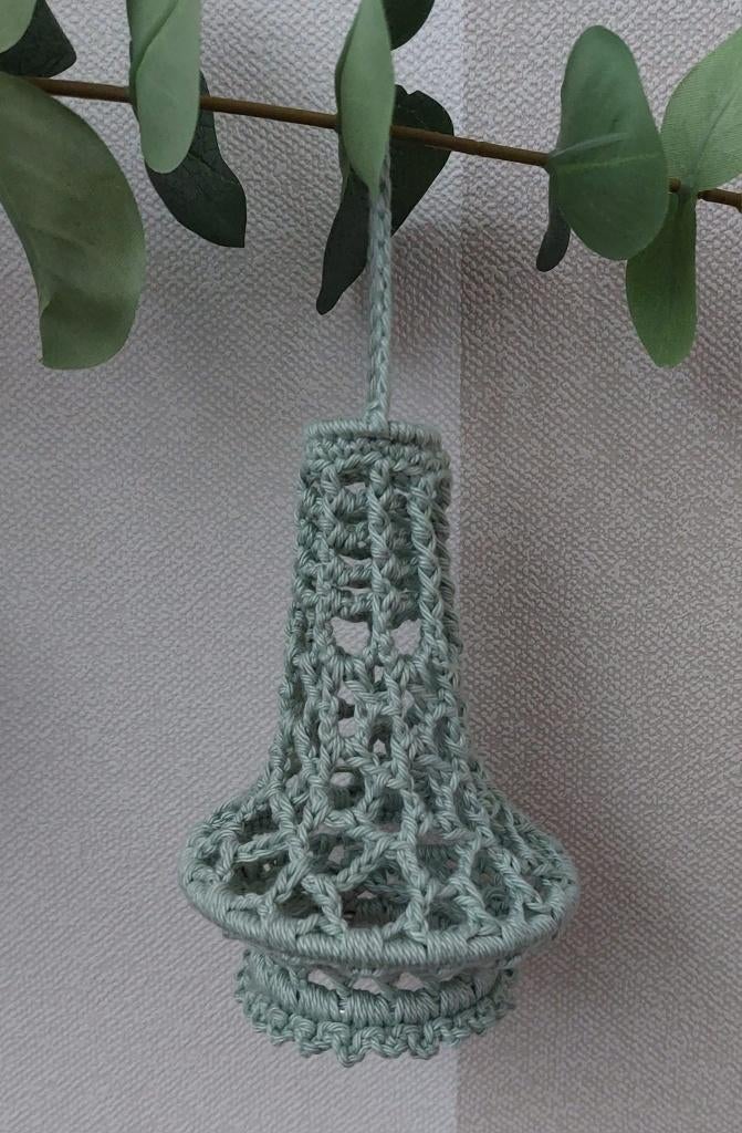 nieuw- gehaakte mini kroonluchter ( eucalyptus), Ophalen of Verzenden, Nieuw