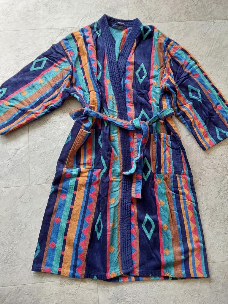 Heren badjas, Ophalen of Verzenden, Zo goed als nieuw, Blauw