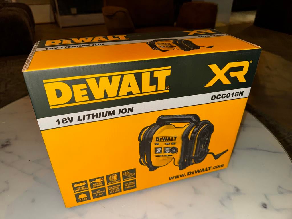 Dewalt DCC018N 18V Lithium Ion Compressor, Ophalen of Verzenden, Nieuw