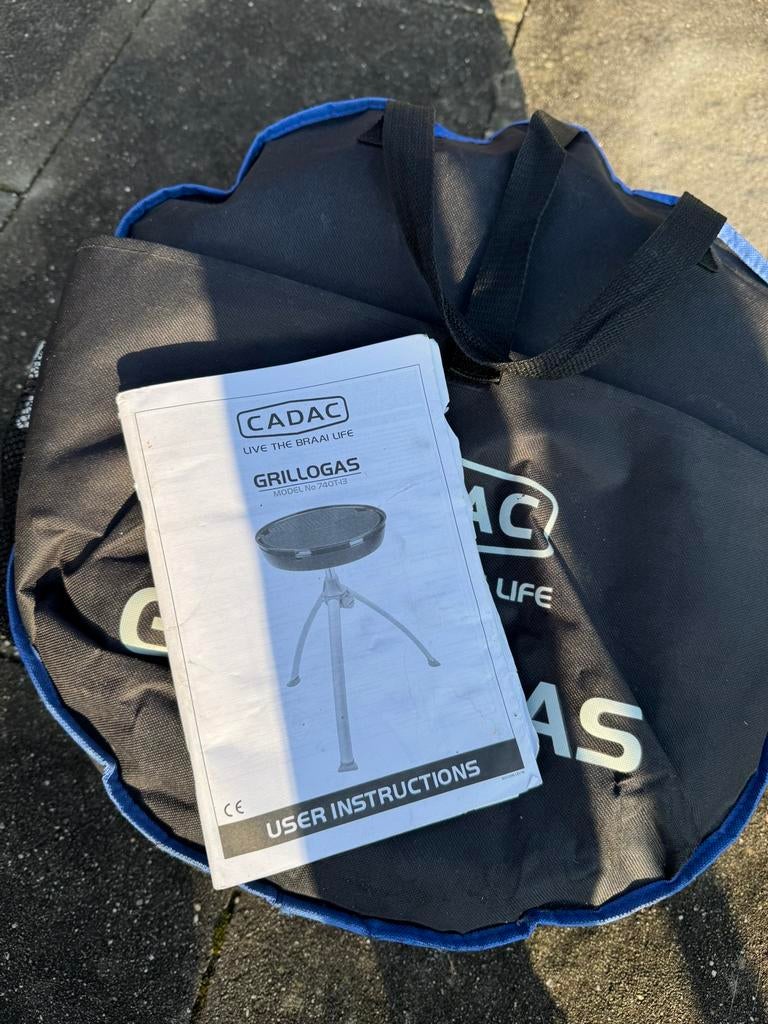 Cadac Grillogas incl Paella pan - bbq camping, Ophalen, Zo goed als nieuw