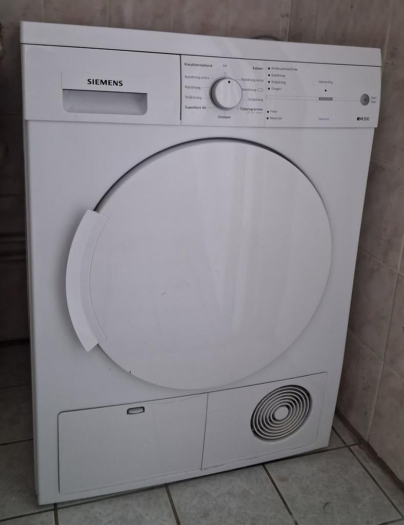 Siemens wasdroger WT43100, Witgoed en Apparatuur, Wasdrogers, Gebruikt, Condens, Voorlader, 6 tot 8 kg, 85 tot 90 cm, Ophalen