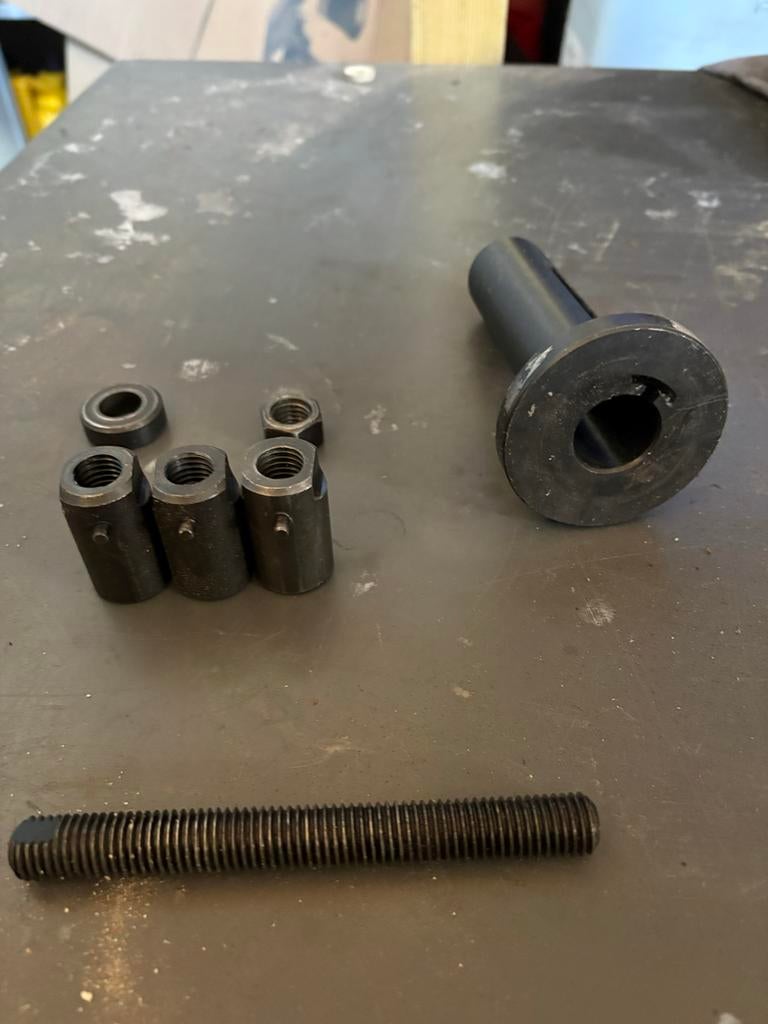 Krukas trekker scooter M10x1.25 M12x1.25 M14x1.25, Ophalen of Verzenden, Nieuw