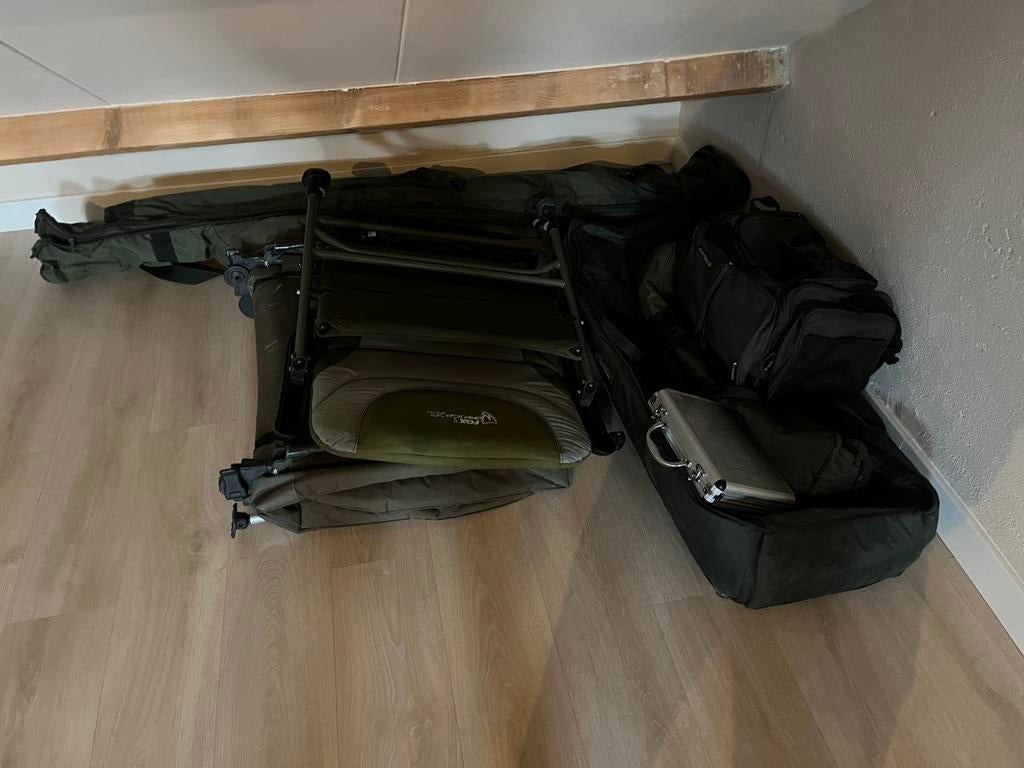 Karperset compleet te koop, Watersport en Boten, Hengelsport | Karpervissen, Ophalen, Gebruikt, Complete set