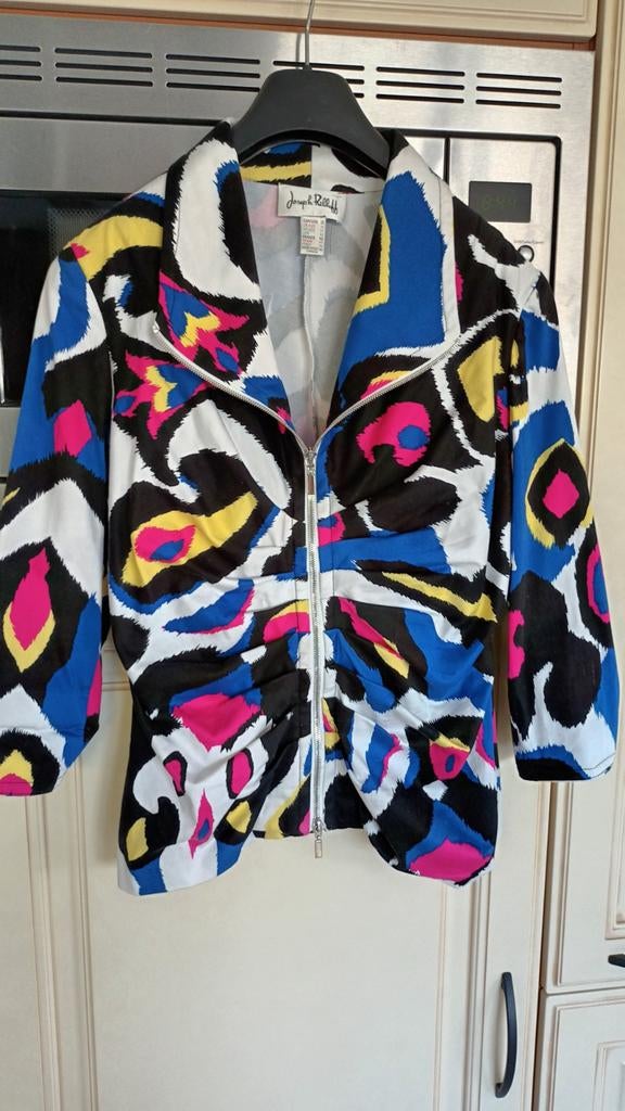 Joseph Ribkoff jasje maat 40 met 3/4 mouwen, Maat 38/40 (M), Zwart, Joseph Ribkoff, Ophalen of Verzenden