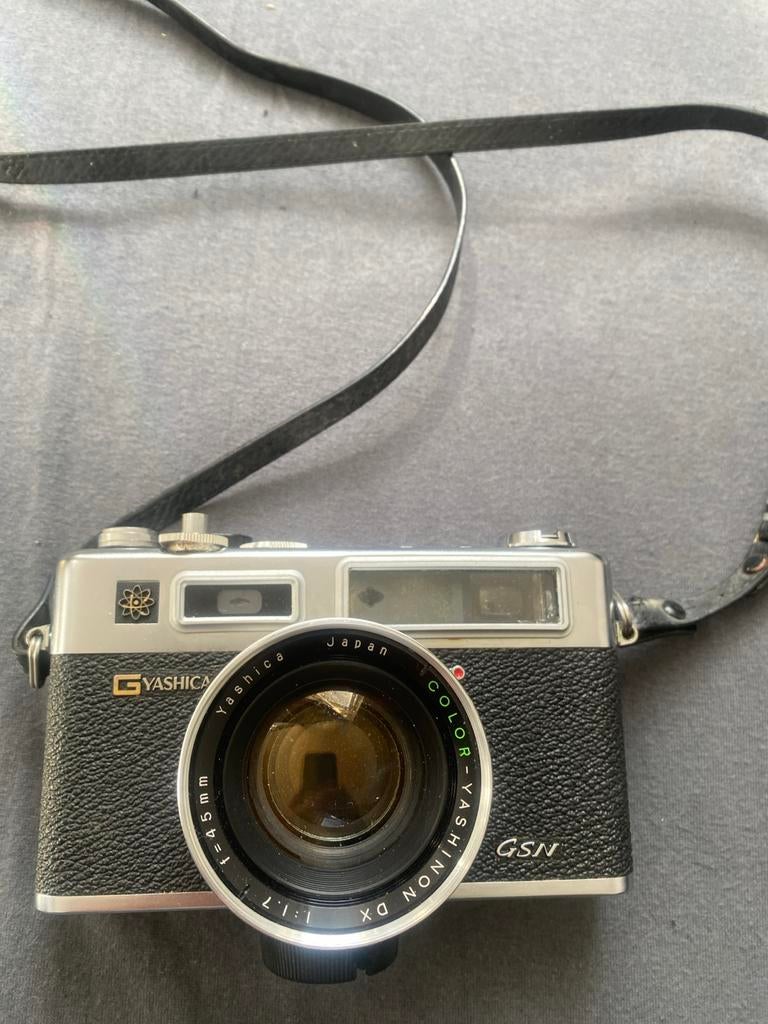G-Yashica Electro 35 GSN analoge camera in top conditie, Audio, Tv en Foto, Fotocamera's Analoog, Ophalen of Verzenden, Gebruikt