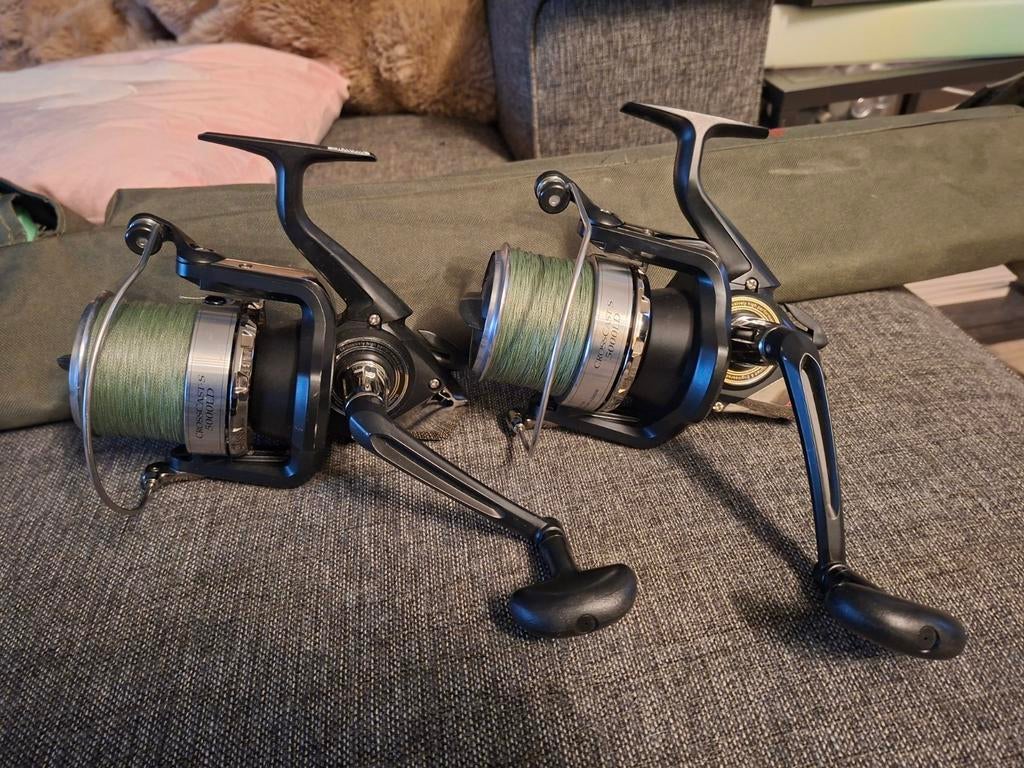 Tekoop 2 daiwa crosscast 5000ld, Watersport en Boten, Ophalen of Verzenden, Zo goed als nieuw, Molen