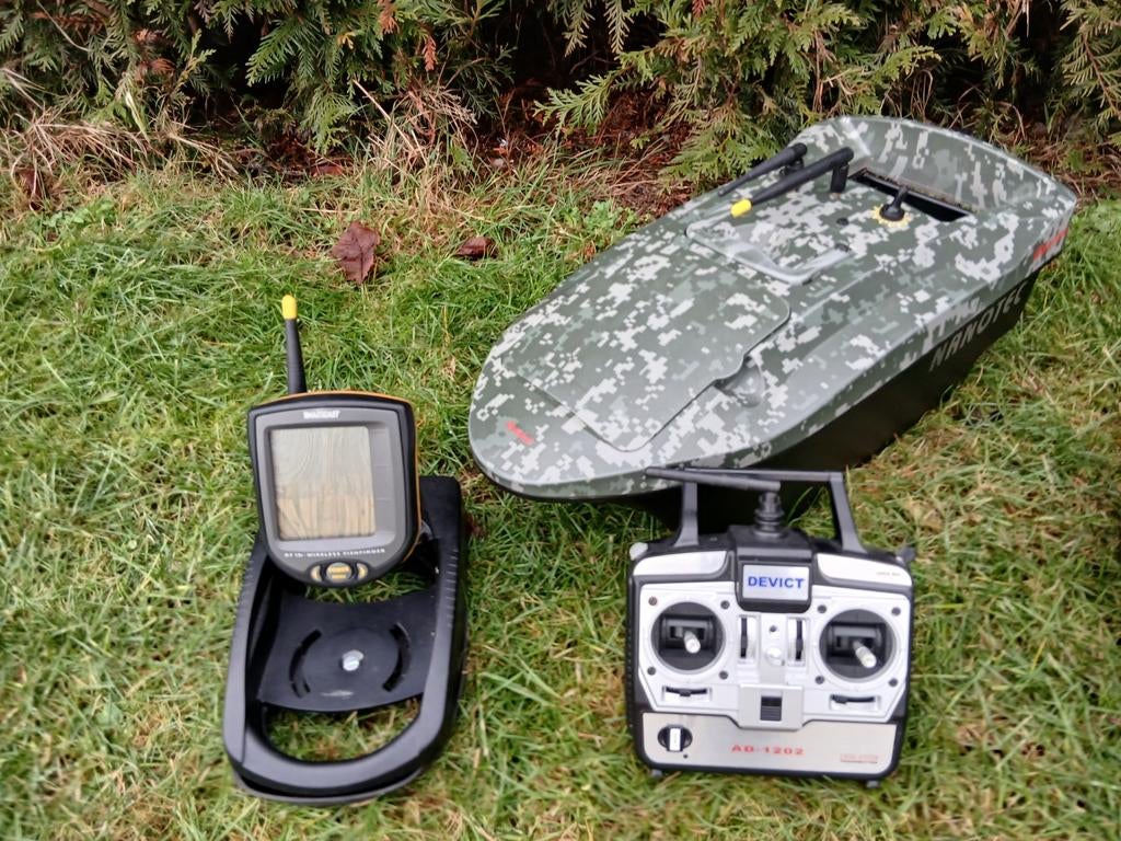 Voerboot Nanotec met rf15 1 jaar garantie, Ophalen of Verzenden, Overige typen