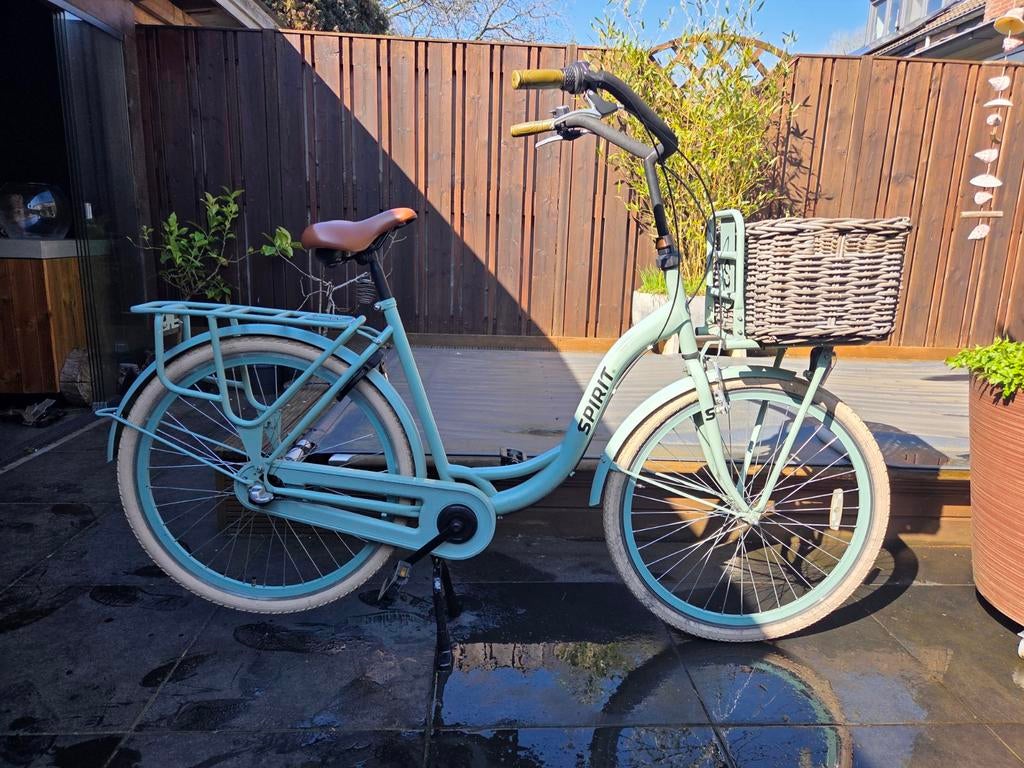 Spirit Moederfiets met Mand - framemaat 55, Fietsen en Brommers, Fietsen | Dames | Moederfietsen, Mandje, 0 zitjes, Ophalen, Overige merken