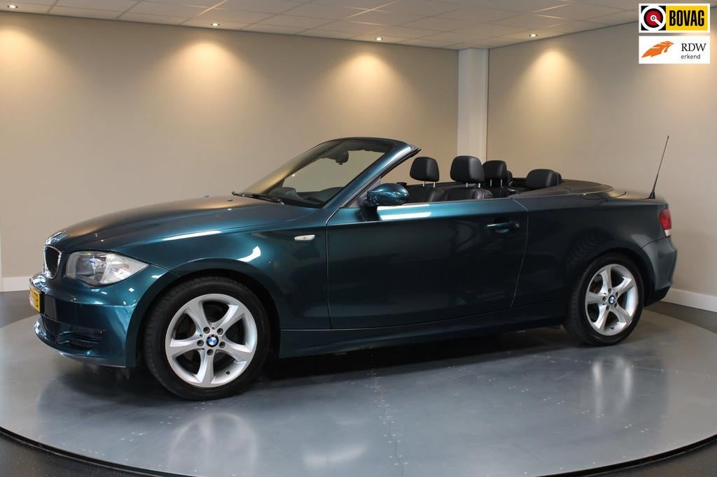 BMW 1-serie Cabrio 118i *M-Sportstuur/Pook* Leer||Stoelverw., Auto's, BMW, Bedrijf, Te koop, 1-Serie, ABS, Airbags, Airconditioning
