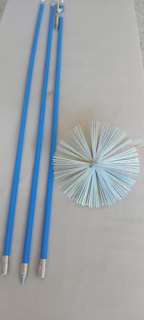 Schoorsteen veegset nieuw 3.75 lang en 25 cm breed, Ophalen, Nieuw, Hout, Overige soorten