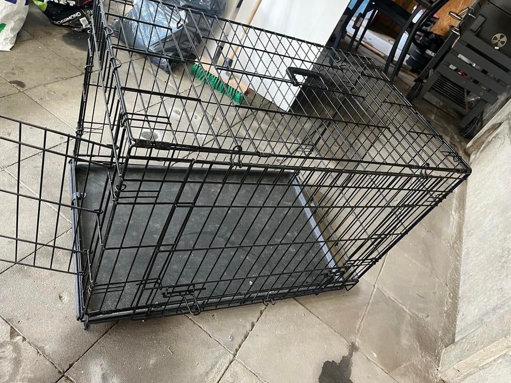 Opvouwbare hondenbench L auto, Ophalen, Gebruikt