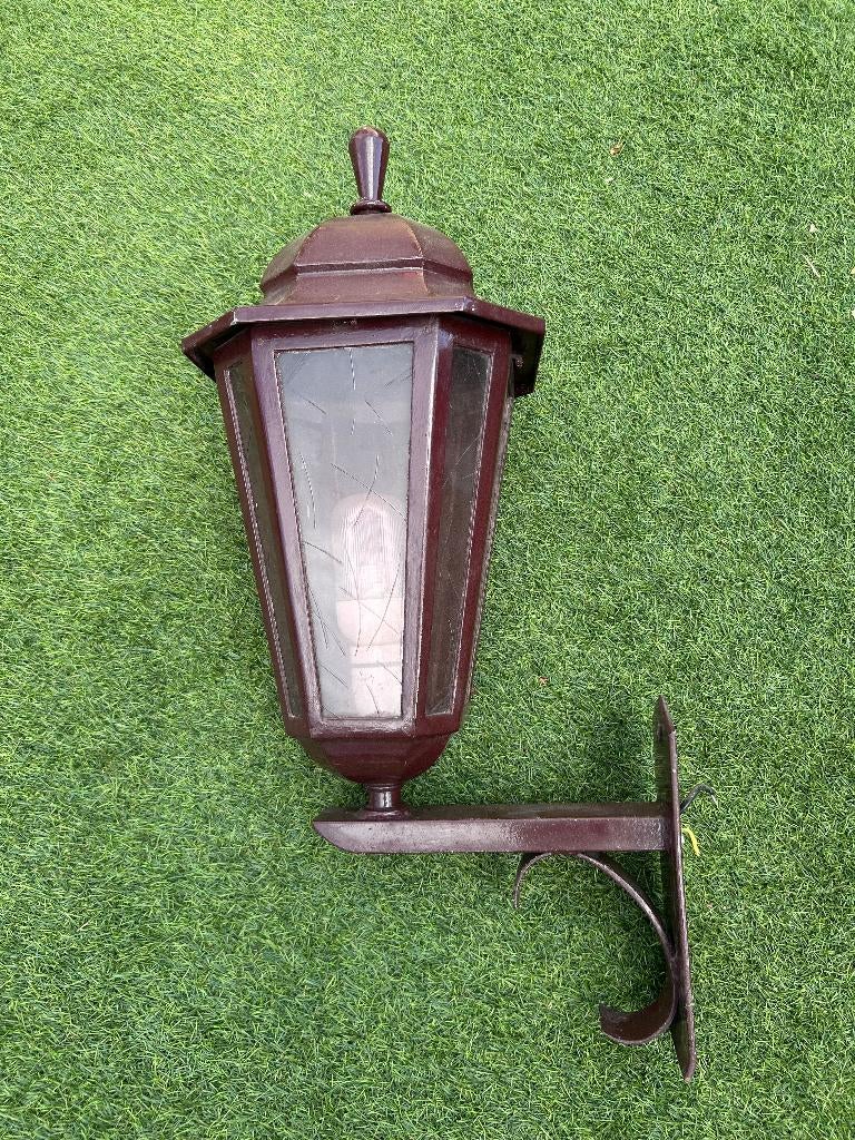 Vintage Buitenlamp, Ophalen, Gebruikt, Metaal, Vintage