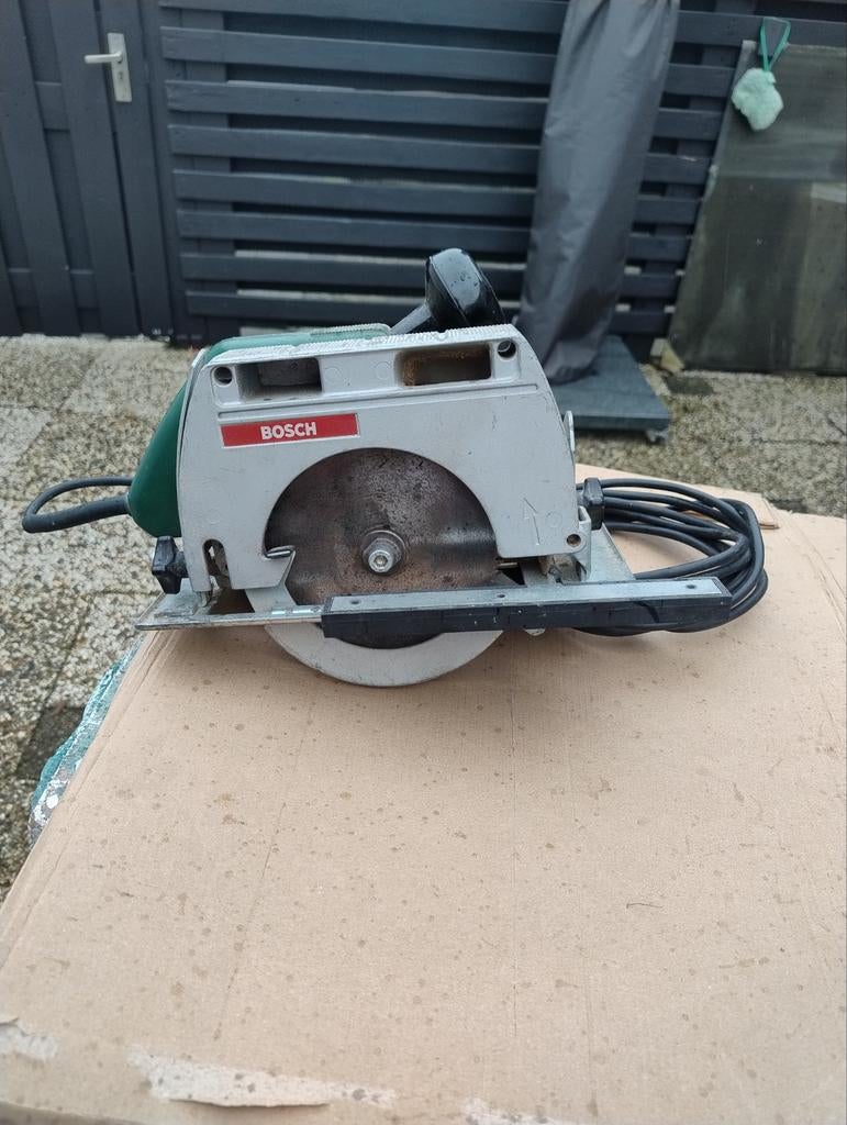 Bosch PKS 46 Cirkelzaag - 600W, 46mm zaagdiepte, Gebruikt, Cirkelzaag, 600 tot 1200 watt, Ophalen of Verzenden