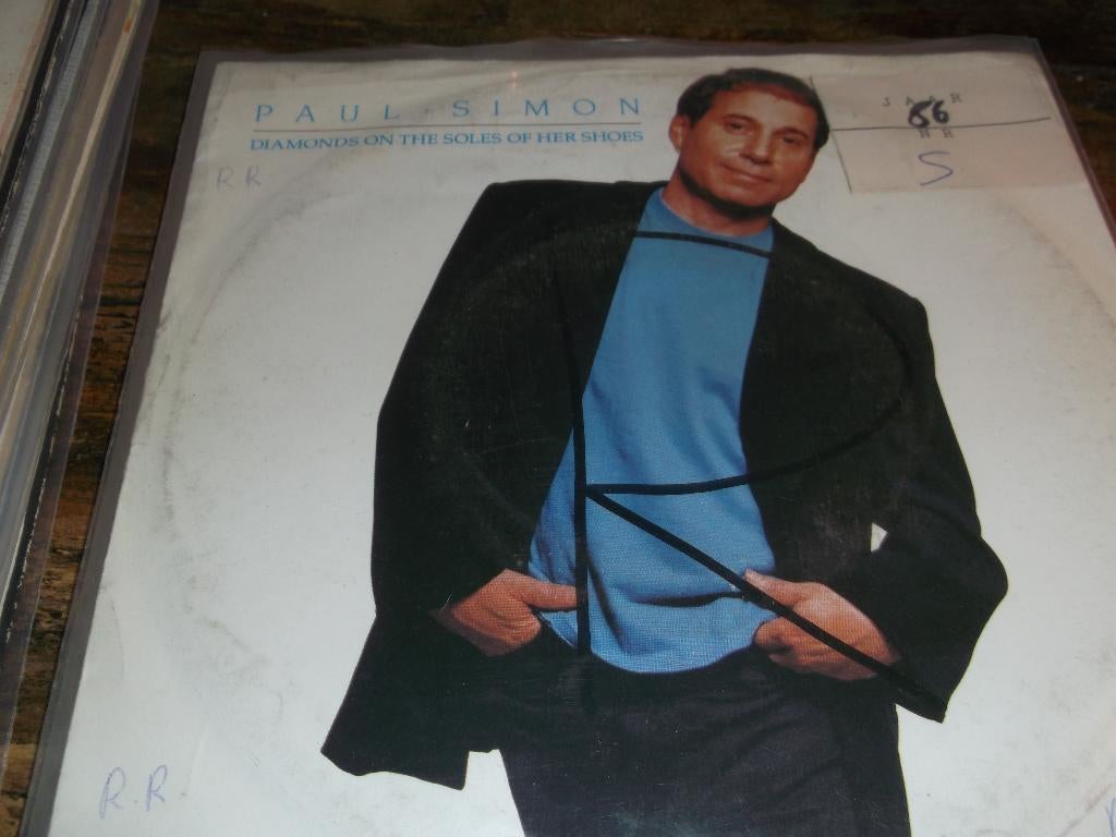 paul simon diamonds on the soles of her shoes 84, Gebruikt, 7 inch, Single, Ophalen of Verzenden