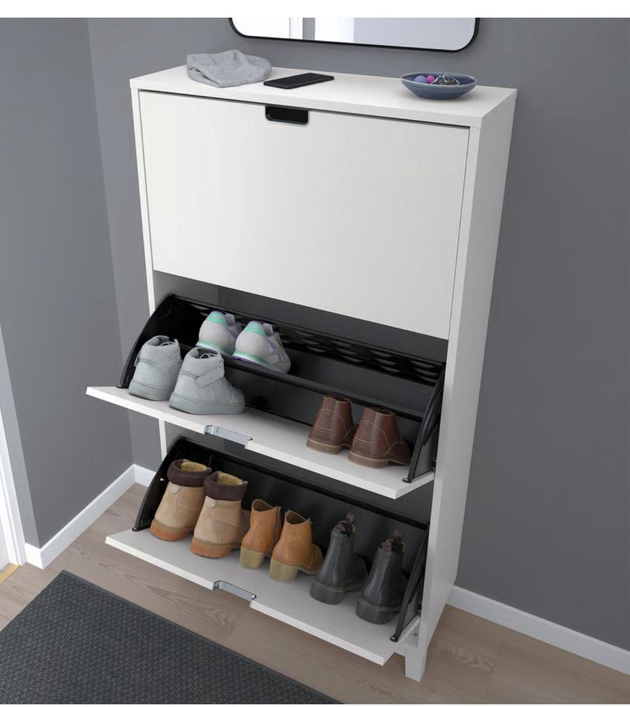 Witte ställ ikea schoenenkast, Huis en Inrichting, Kasten | Schoenenkasten, Ophalen of Verzenden, Zo goed als nieuw