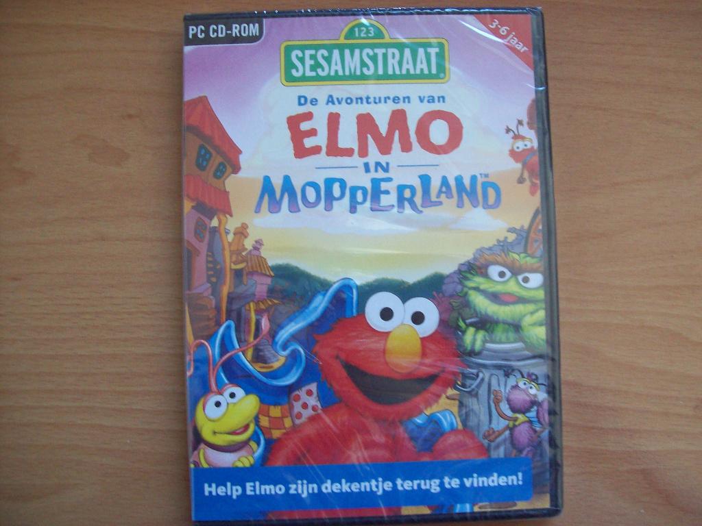 Elmo in Mopperland (Nieuw in folie!) Sesamstraat, PC, Puzzel en Educatief, 1 speler, Nieuw, Ophalen of Verzenden