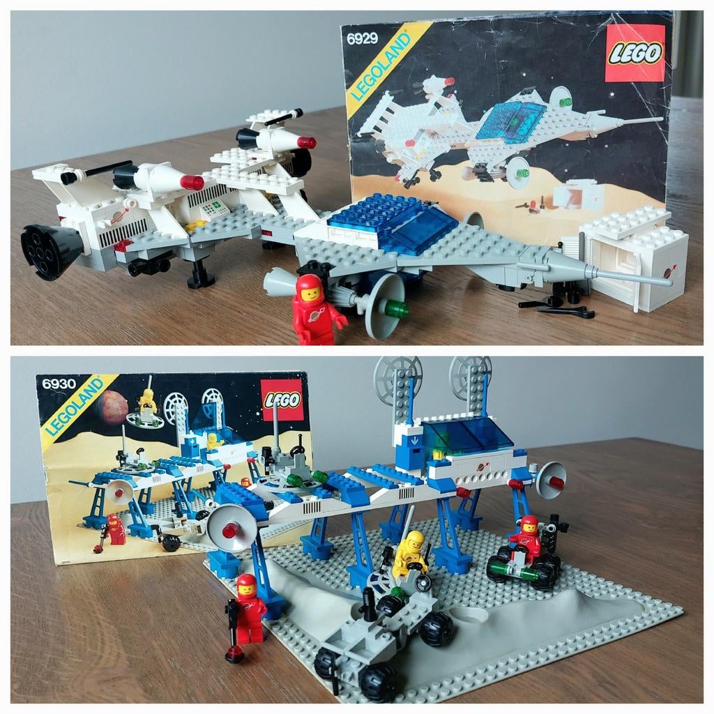 LEGO Space 6929 Starfleet Voyager en 6930 Supply Station, Ophalen of Verzenden, Gebruikt, Complete set, Duplo