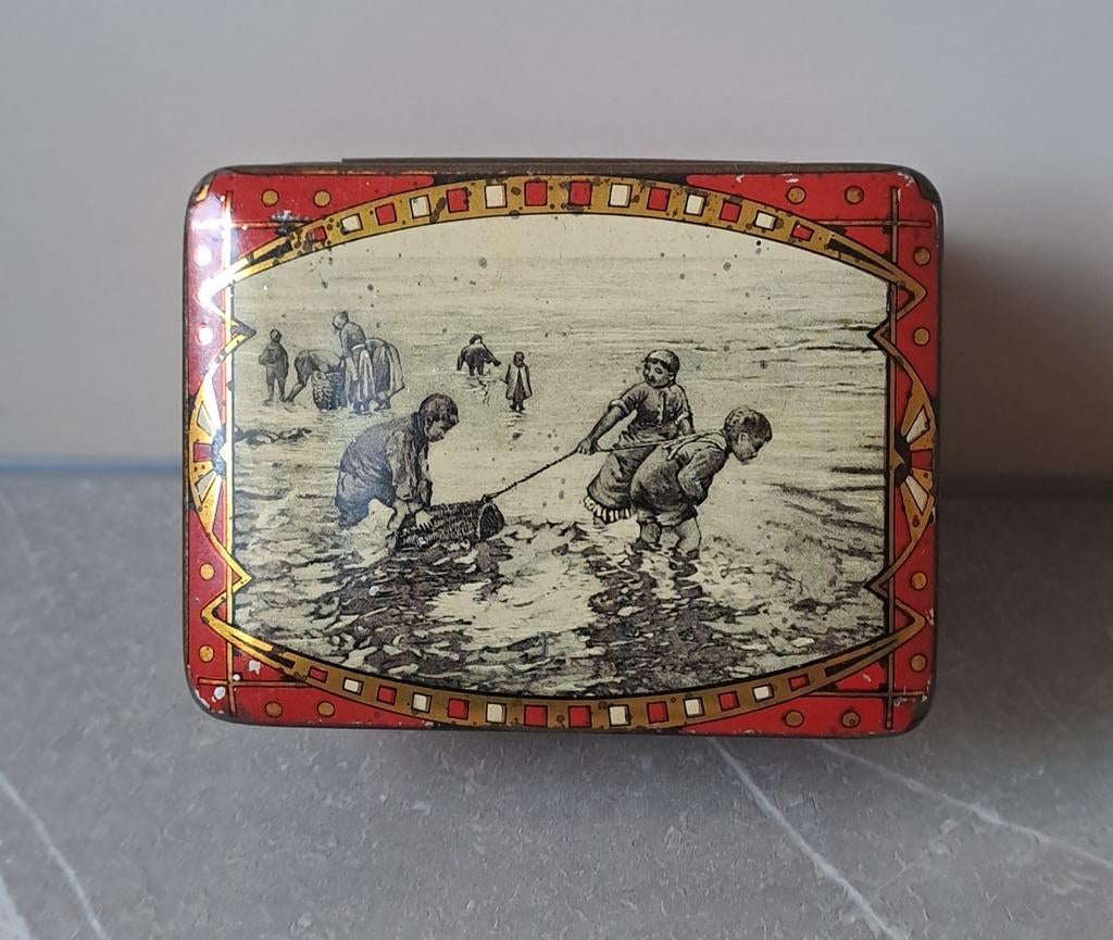 Arnhemsche balletjes Meuwese net blik, Verzamelen, Blikken, Gebruikt, Overige, Ophalen of Verzenden