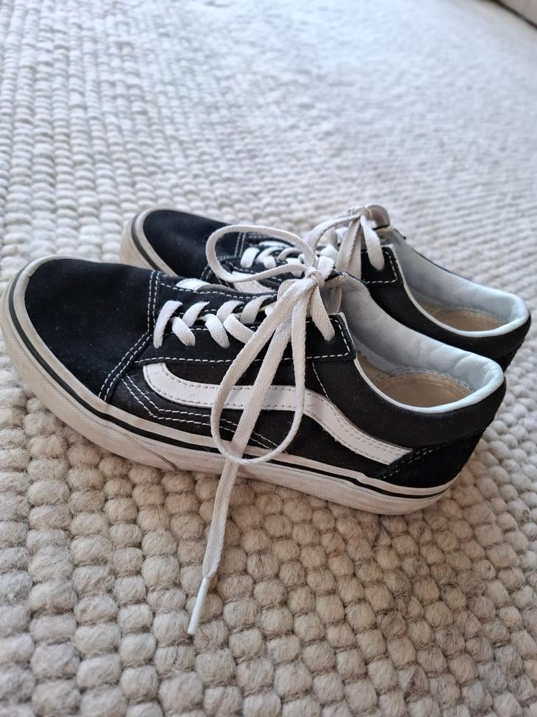 Vans sneakers zwart, Kids maat 32.5, Ophalen of Verzenden, Gebruikt, Jongen of Meisje, Schoenen