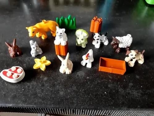 Lego / Duplo dieren met accessoires, Ophalen of Verzenden, Zo goed als nieuw, Inclusief accessoires, Duplo