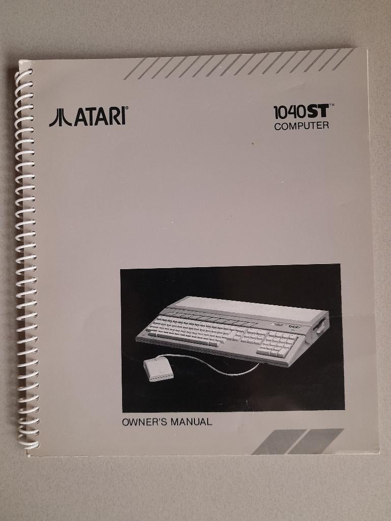 Atari 1040ST Owners Manual, Computers en Software, Vintage Computers, Verzenden, Atari