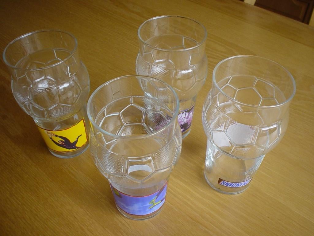 4 drinkglazen, Ophalen of Verzenden, Nieuw, Overige typen