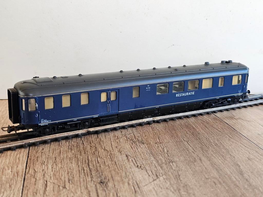 Modeltrein Ho roco NS rijtuig bagage, Hobby en Vrije tijd, Gelijkstroom, Wagon, Ophalen of Verzenden, NS