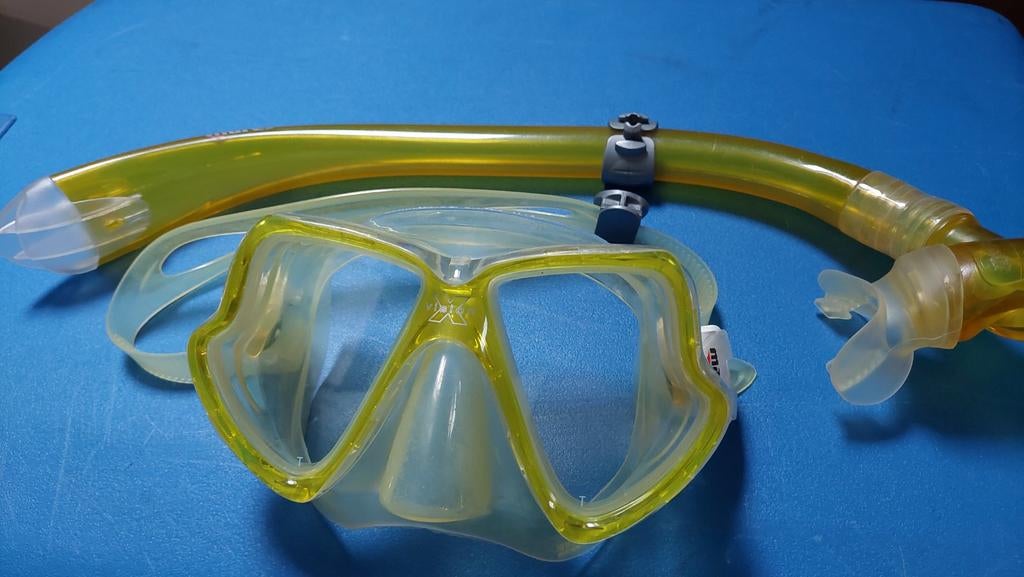 Snorkel masker met Snorkel., Watersport en Boten, Snorkelen, Ophalen of Verzenden, Snorkelmasker