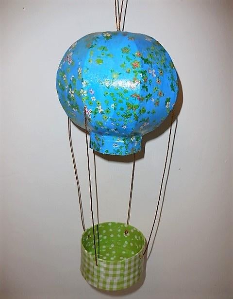 Schattig Papier Mache Balloon, Ophalen of Verzenden