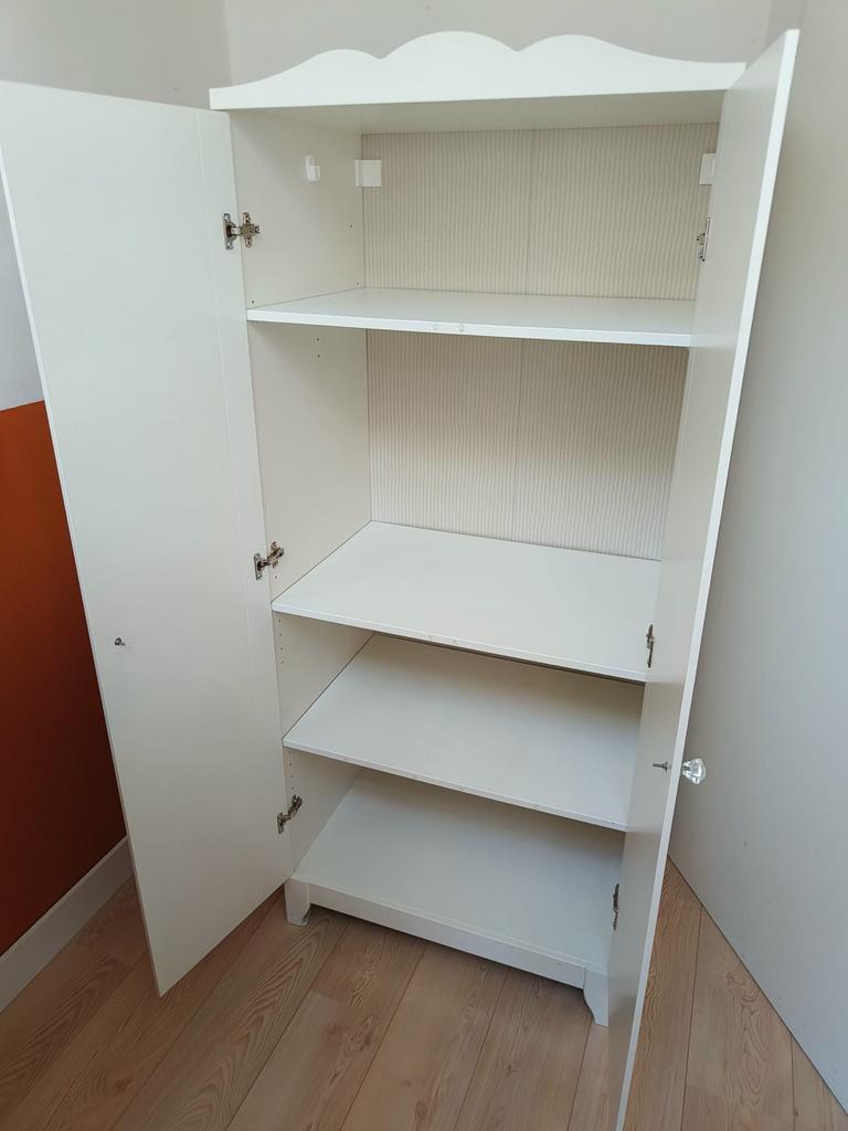 Smagora Kledingkast met twee kapstokken - Gebruikt, Huis en Inrichting, Kasten | Kledingkasten, Ophalen, Gebruikt, 50 tot 100 cm