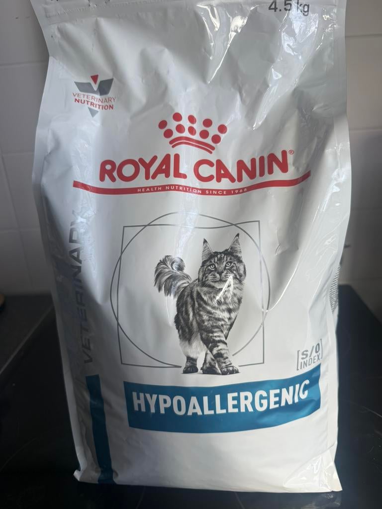 Royal canin hypoallergeen voer 4.5 kilo, Ophalen of Verzenden, Kat