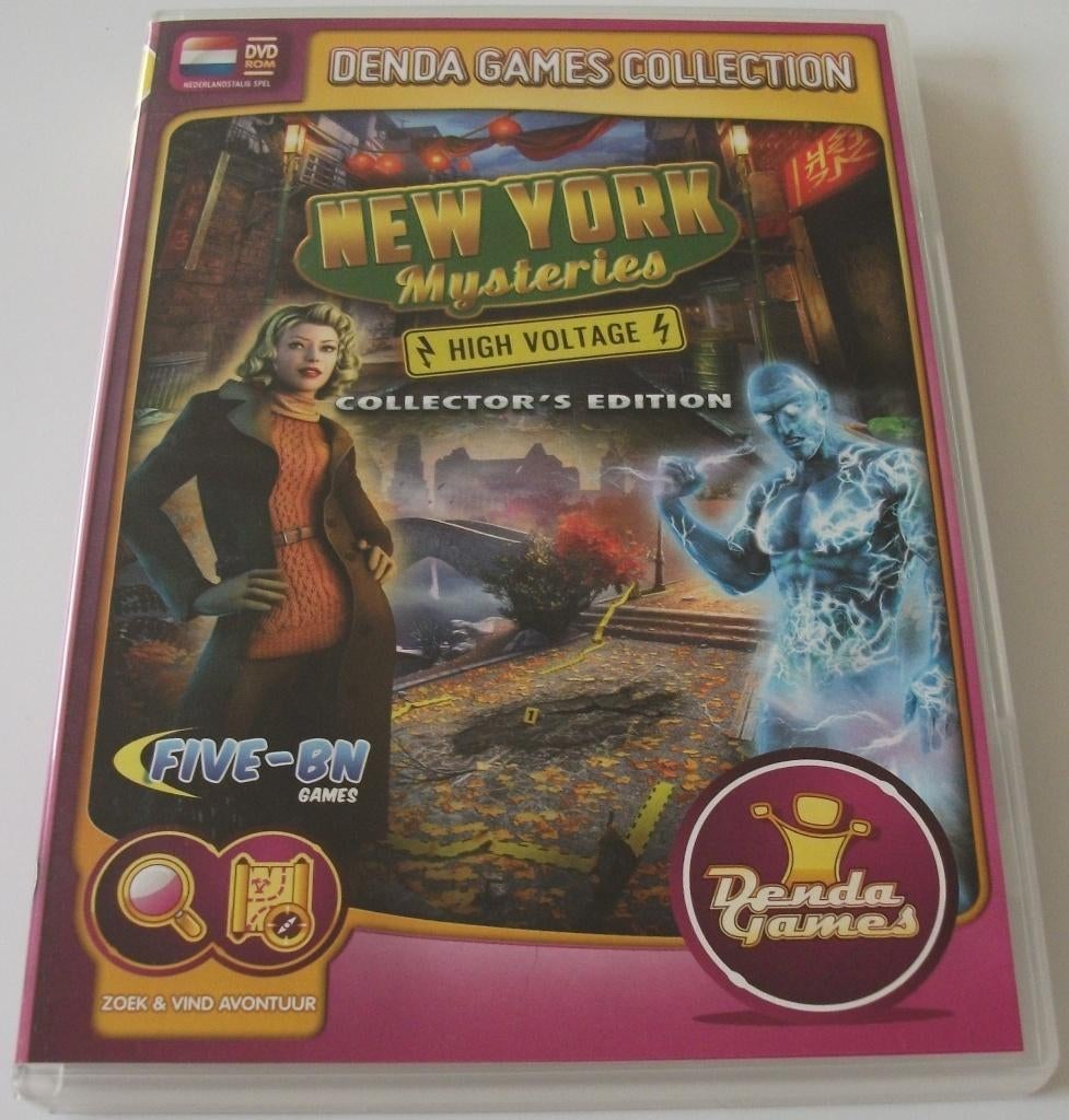 PC Game *** NEW YORK MYSTERIES 2 *** High Voltage, Puzzel en Educatief, 1 speler, Ophalen of Verzenden, Zo goed als nieuw