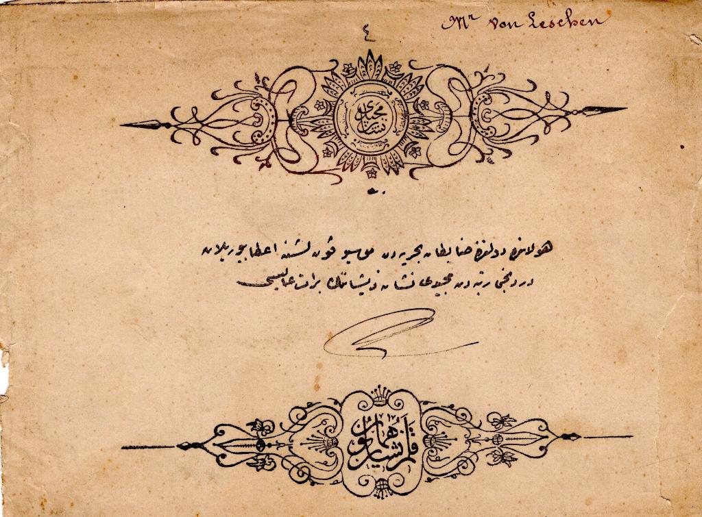 Ottoman Imperial Ferman, Ophalen of Verzenden