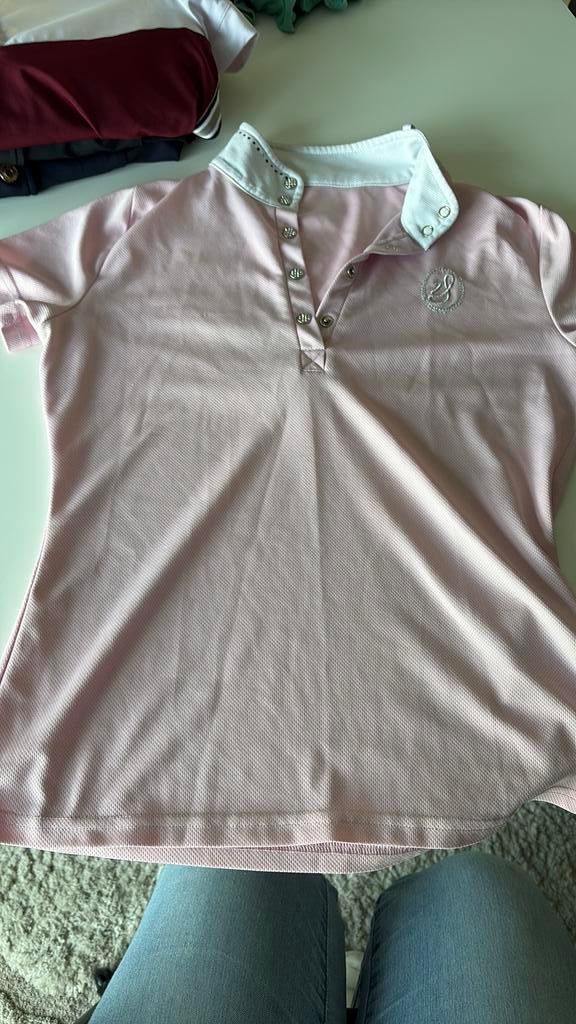 Wedstrijd shirt M, Dieren en Toebehoren, Paardrijkleding, Ophalen of Verzenden, Zo goed als nieuw, Dressuur, Bovenkleding