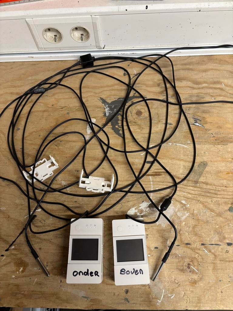 Sonoff THR316D ELITE slimme schakelaars met Wifi en sensoren, Ophalen of Verzenden, Zo goed als nieuw, Schakelaar