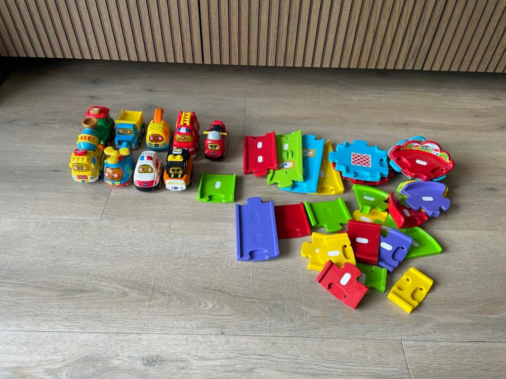 Vtech Toet Toet Auto's en Autobaan - Grote Set, Ophalen of Verzenden, Gebruikt