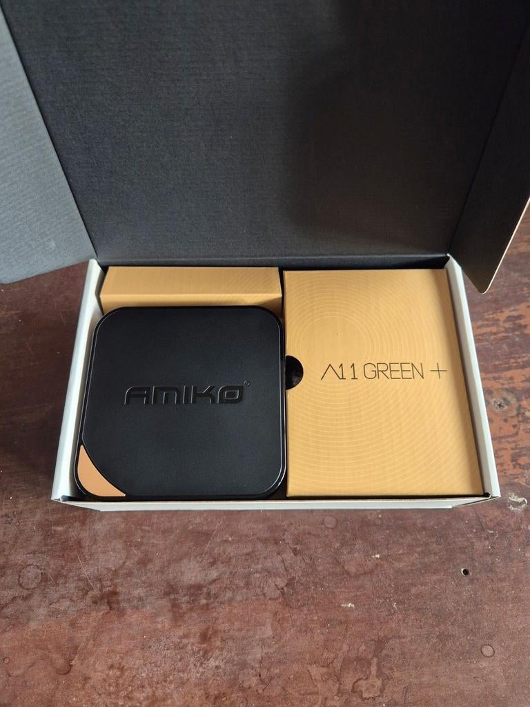 Amiko a11 green +, Audio, Tv en Foto, Mediaspelers, Ophalen of Verzenden, Nieuw, HDMI, Minder dan 500 GB