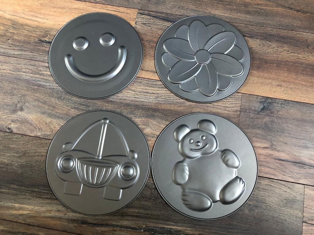 Set van 4 springvormbodems | 24 cm | Zenker, Ophalen of Verzenden, Zo goed als nieuw, Taarten, Bakvorm