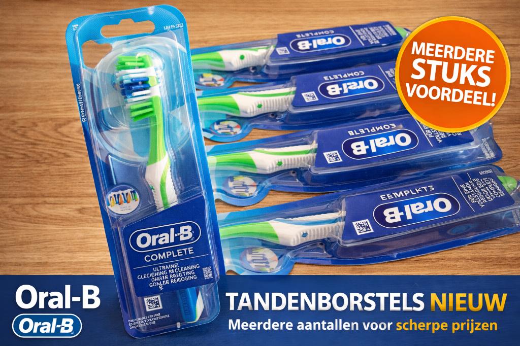 Nieuwe Oral-B Complete tandenborstels, Sieraden, Tassen en Uiterlijk, Uiterlijk | Mondverzorging, Ophalen of Verzenden, Nieuw