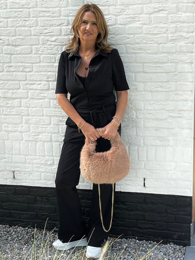 Mi Piace jumpsuit S, Kleding | Dames, Jumpsuits, Ophalen of Verzenden, Zo goed als nieuw, Maat 36 (S), Zwart