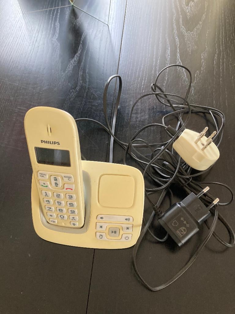 Philips CD 395 draadloze telefoon voor thuis, Telecommunicatie, Vaste telefoons | Handsets en Draadloos, Ophalen of Verzenden
