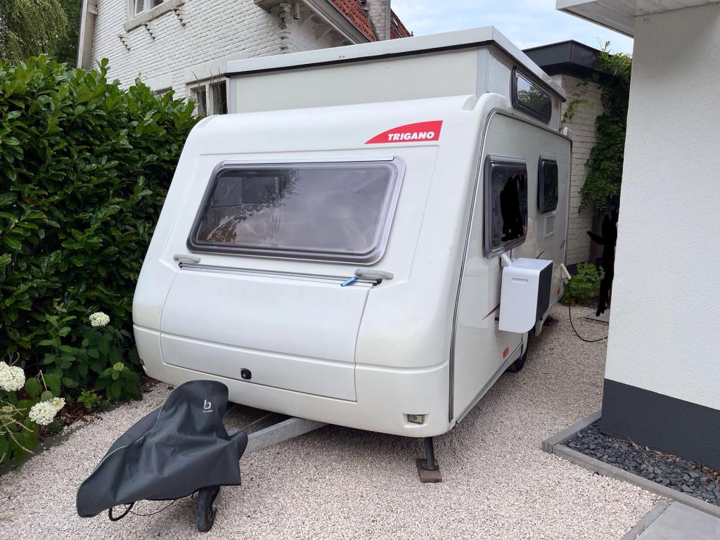 Trigano Rubis 340 (1041428), Caravans en Kamperen, Caravans, Standaardzit, Dwarsbed, Particulier, 500 - 750 kg