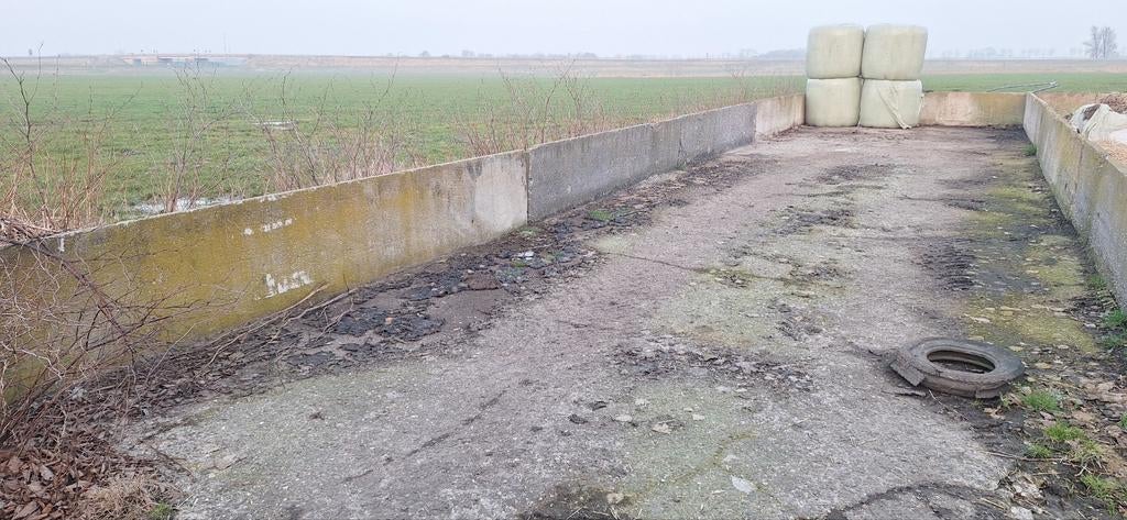 Sleufsilo wanden, Ophalen, Gebruikt