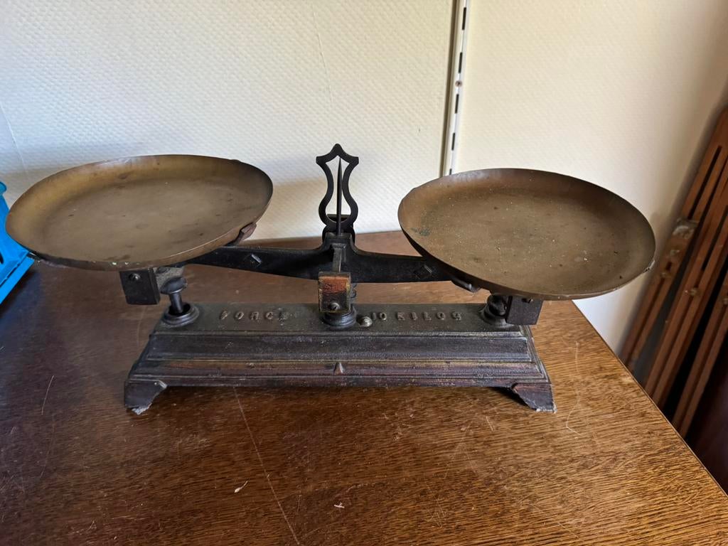 Antieke weegschalen, Ophalen of Verzenden