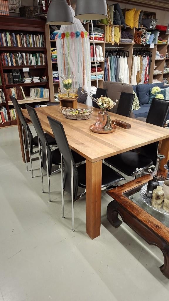 6 leren stoelen giancarlo vegni, Ophalen, Vijf, Zes of meer stoelen