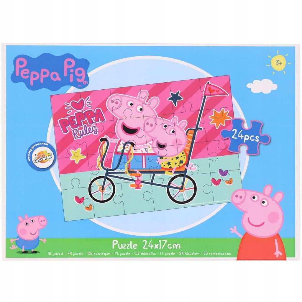 Peppa Pig Rules Puzzle, Kinderen en Baby's, Speelgoed | Kinderpuzzels, Ophalen of Verzenden, 10 tot 50 stukjes, Zo goed als nieuw