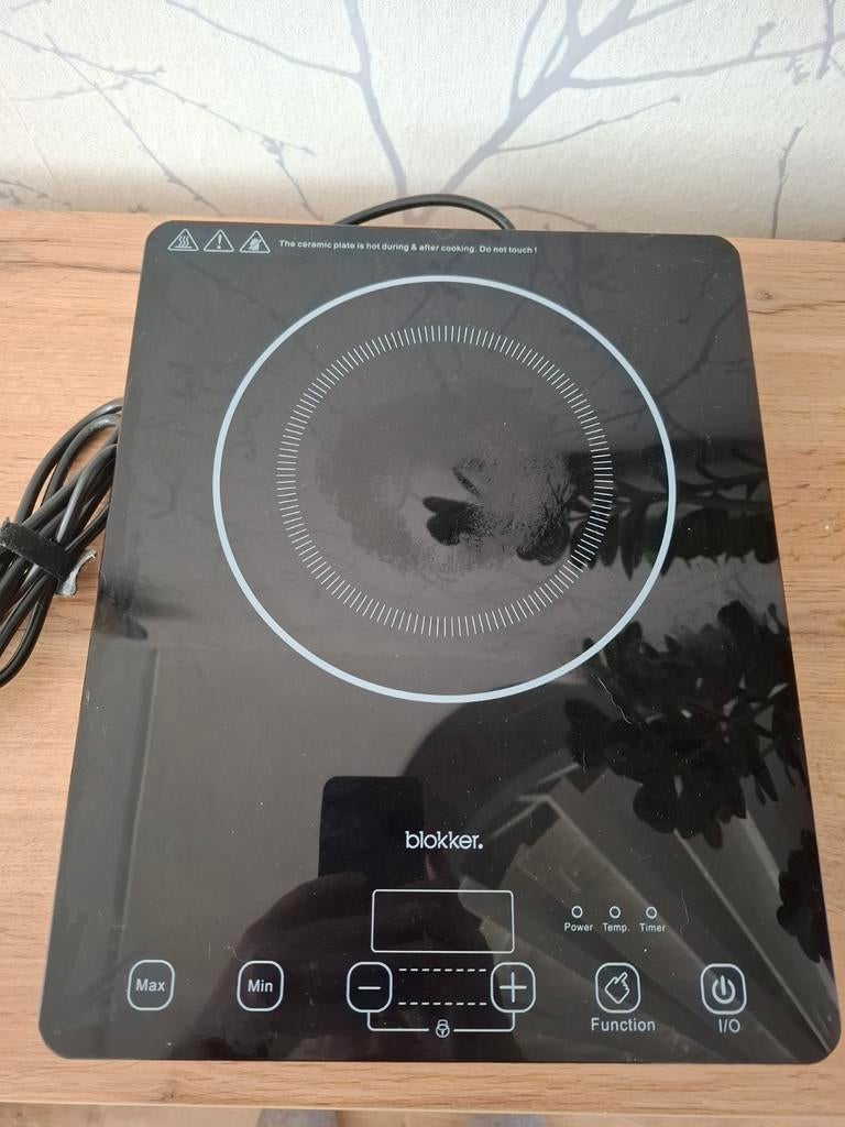 Blokker BL-16302 inductiekookplaat.., Witgoed en Apparatuur, Kookplaten, Ophalen, Vrijstaand, Inductie, 3 kookzones of minder