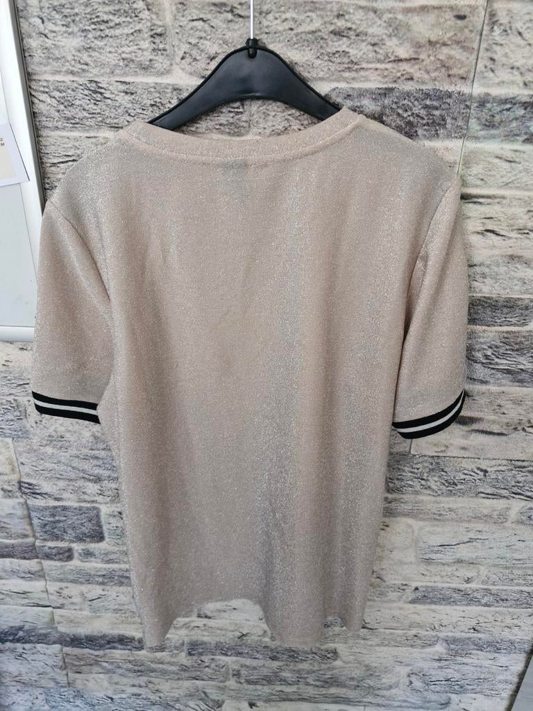 Glitter tshirt Maat m, Maat 38/40 (M), Vero Moda, Zwart, Onbekend