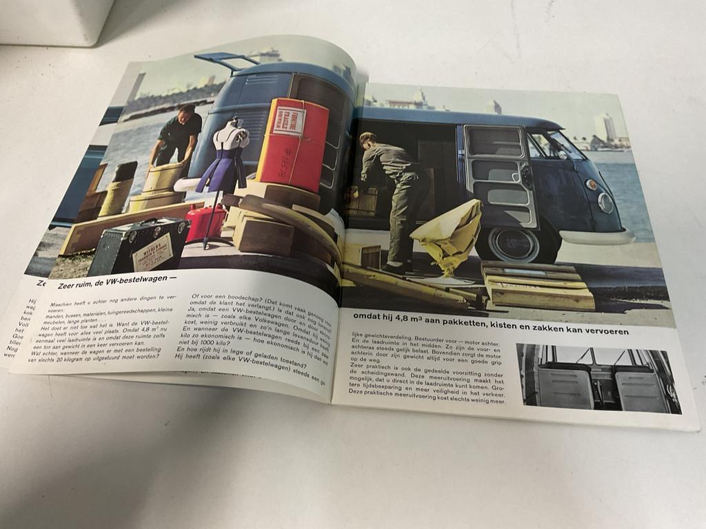 Volkswagen T1 Nederlandse folder uit de jaren 50, Ophalen, Zo goed als nieuw, Volkswagen